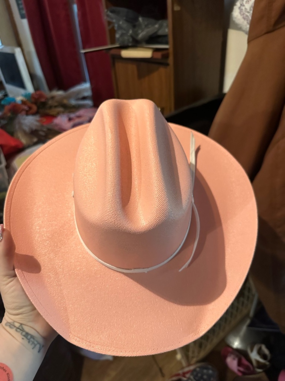 Pink Women's Western Hat - Stylish Sun Hat